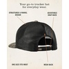 image:imageField amp Stream Snapback Trucker Hat HeritageOlive Camo One Size