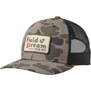 image:imageField amp Stream Snapback Trucker Hat HeritageOlive Camo One Size